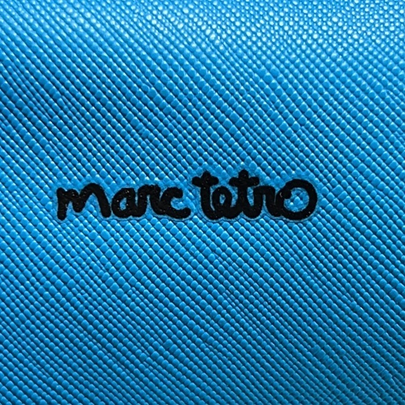 Marc Tetro ❤️ My Schnauzer Blue Cosmetic Bag   NWT - Picture 6 of 9
